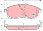 KRIEGER set placute frana, frana disc KRIEGER 0950006250 (0950006250)