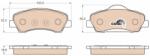 KRIEGER set placute frana, frana disc KRIEGER 0950006564 (0950006564)