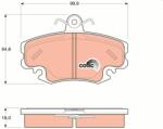 KRIEGER set placute frana, frana disc KRIEGER 0950006354 (0950006354)