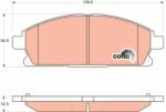 KRIEGER set placute frana, frana disc KRIEGER 0950006375 (0950006375)