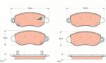 KRIEGER set placute frana, frana disc KRIEGER 0950006325 (0950006325)