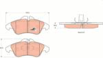 KRIEGER set placute frana, frana disc KRIEGER 0950006292 (0950006292)