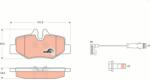 KRIEGER set placute frana, frana disc KRIEGER 0950006047 (0950006047)