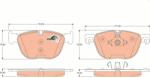 KRIEGER set placute frana, frana disc KRIEGER 0950006601 (0950006601)