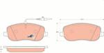 KRIEGER set placute frana, frana disc KRIEGER 0950006379 (0950006379)