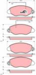 KRIEGER set placute frana, frana disc KRIEGER 0950006393 (0950006393)