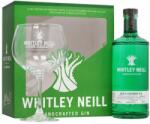 Whitley Neill Aloe Cucumber Gin 43% 0,7 l - pohárral, díszdobozban