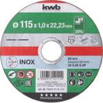 kwb 49712111 AKKU-TOP EXTRA INOX 115x22, 23x1, 0 mm vágótárcsa (49712111)