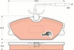 KRIEGER set placute frana, frana disc KRIEGER 0950006342 (0950006342)