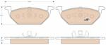 KRIEGER set placute frana, frana disc KRIEGER 0950006007 (0950006007)