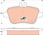 KRIEGER set placute frana, frana disc KRIEGER 0950006452 (0950006452)