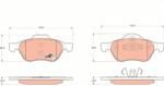 KRIEGER set placute frana, frana disc KRIEGER 0950006026 (0950006026)
