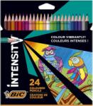 BIC Creioane colorate Intensity, mina ultra-rezistenta, 24 culori/set BIC 9641482