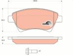 KRIEGER set placute frana, frana disc KRIEGER 0950006308 (0950006308)