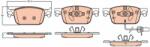 KRIEGER set placute frana, frana disc KRIEGER 0950006569 (0950006569)