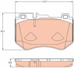 KRIEGER set placute frana, frana disc KRIEGER 0950006575 (0950006575)
