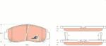 KRIEGER set placute frana, frana disc KRIEGER 0950006381 (0950006381)