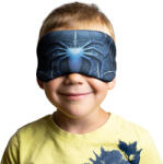 BrainMax Gyermek alvó maszkok Kényelmes gyermek alvómaszk népszerű mesefigurák motívumával. Színek: Pókember, fekete