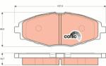 KRIEGER set placute frana, frana disc KRIEGER 0950006363 (0950006363)