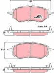 KRIEGER set placute frana, frana disc KRIEGER 0950006563 (0950006563)