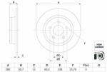 Bosch Disc frana BOSCH 0 986 479 G71 (0 986 479 G71) - automobilus