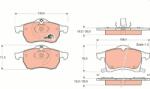 KRIEGER set placute frana, frana disc KRIEGER 0950006023 (0950006023)