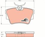 KRIEGER set placute frana, frana disc KRIEGER 0950006049 (0950006049)