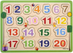 Barbo Toys Puzzle din lemn - Numar de la 1 - 20 (BAR6372) - dexo Puzzle