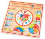 Bigjigs Toys Calendar luni, zile, data si ora (BJ526) - dexo