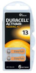 Duracell DA 13 (in B6) activair hallókészülék elem (410160220)