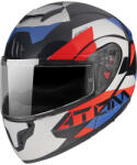 MT Helmets MT Atom SV W17 A7 felnyitható bukósisak fekete-piros-kék-fehér