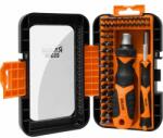 RICHMANN Set varfuri, biti, de precizie, cu surubelnita, 57 buc, 1/4", 4 mm, 25-28 mm, Richmann Exclusive GartenVIP DiyLine (C5369) Surubelnita