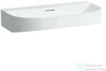 Laufen Sonar 80x42 cm-es csiszolt aljú mosdó csaplyuk nélkül, matt fehér H8163447571091 (H8163447571091)