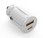 Toocki USB C + USB A autós töltő 45W adapter (TCCAC-SR02) (TCCAC-SR02)