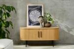 Furniria Design TV asztal Vasiliy 120 cm természetes tölgy