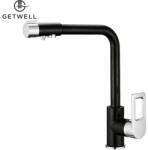 Getwell Simple-WS, 3 utas Konyhai Csap Víztisztítókhoz Fekete és Króm színben (GW219BC)