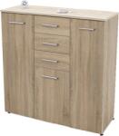  JANE webshop - Komód 3 ajtós 3 fiókos - többféle színben