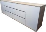  JANE Komód két ajtós 6 fiókos fogantyúk nélkül, széles, óriás - többféle színben