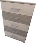  JANE Komód 5 fiókos - többféle színben