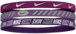 Nike Fejpánt Nike Metallic Hairbands 3.0 3P - active pink/light bordeaux/sangria