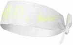 Nike Tenisz kendő Nike Dri-Fit Head Tie Skinny Printed - white/lime ice/lime ice