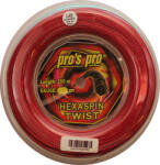 Pro's Pro Tenisz húr Pro's Pro Hexaspin Twist (200 m) - red