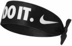 Nike Tenisz kendő Nike Dri-Fit Head Tie Skinny Printed - black/white/white