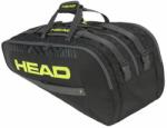 Head Tenisz táska Head Base Racquet Bag L - black/neon yellow