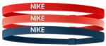 Nike Fejpánt Nike Elastic Hairbands 3PK - chile red/ember glow/thunder blue