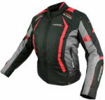  Cappa Racing Női moto kabát AREZZO textilní fekete/piros - L - 05758 L