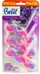  WC tisztító blokk, 2 fázisú, 3x45 g, "Brait Hygiene and fresh", orgona (KHT1048) - iroda24