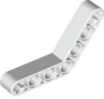 LEGO® 32348c1 - LEGO fehér technic emelőkar 1 x 7 méretű, hajlított (4 - 4) (32348c1)