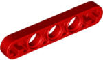 LEGO® 11478c5 - LEGO piros technic emelőkar 1 x 5 méretű, vékony, végén tengely csatlakozóval (11478c5)