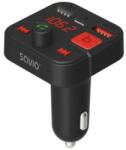 SAVIO FM transmitter, Bluetooth 5.3, QC 3.0 charger, LED display, Bass Boost, TR-15, black (TR-15) - kontaktor